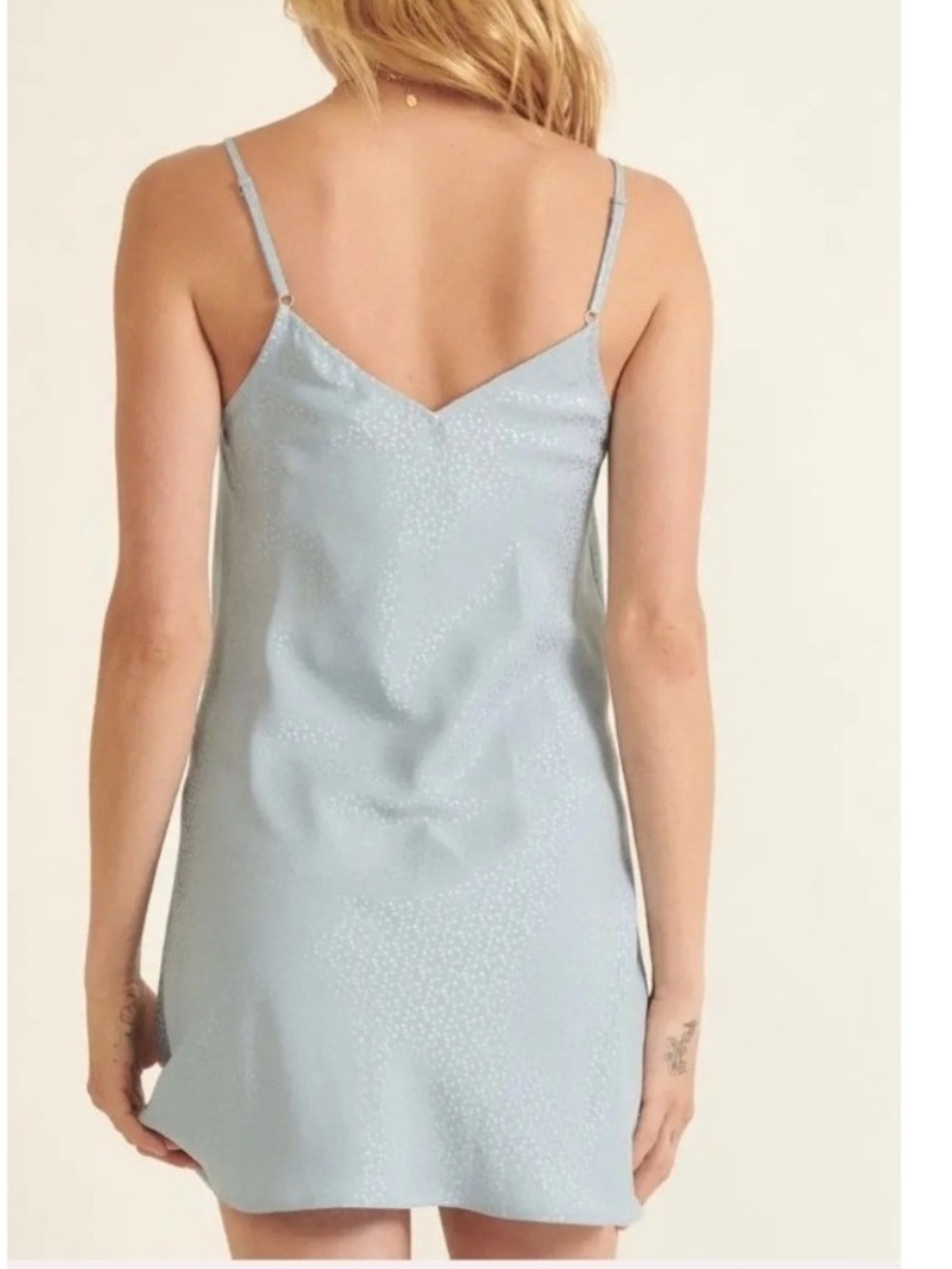 Promesa Yellow Satiny Chemise Strapy  Dress. Size M, L - Picture 4 of 7